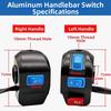 Aluminum Alloy Switch Assembly Plastic Horn Headlight Turn Signal High Quality Combination Button