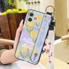 Protective Wrist Strap Phone Case For Cubot Note21 Soft case Ring Silicone Dirt-resistant Fashion Design Oil Painting