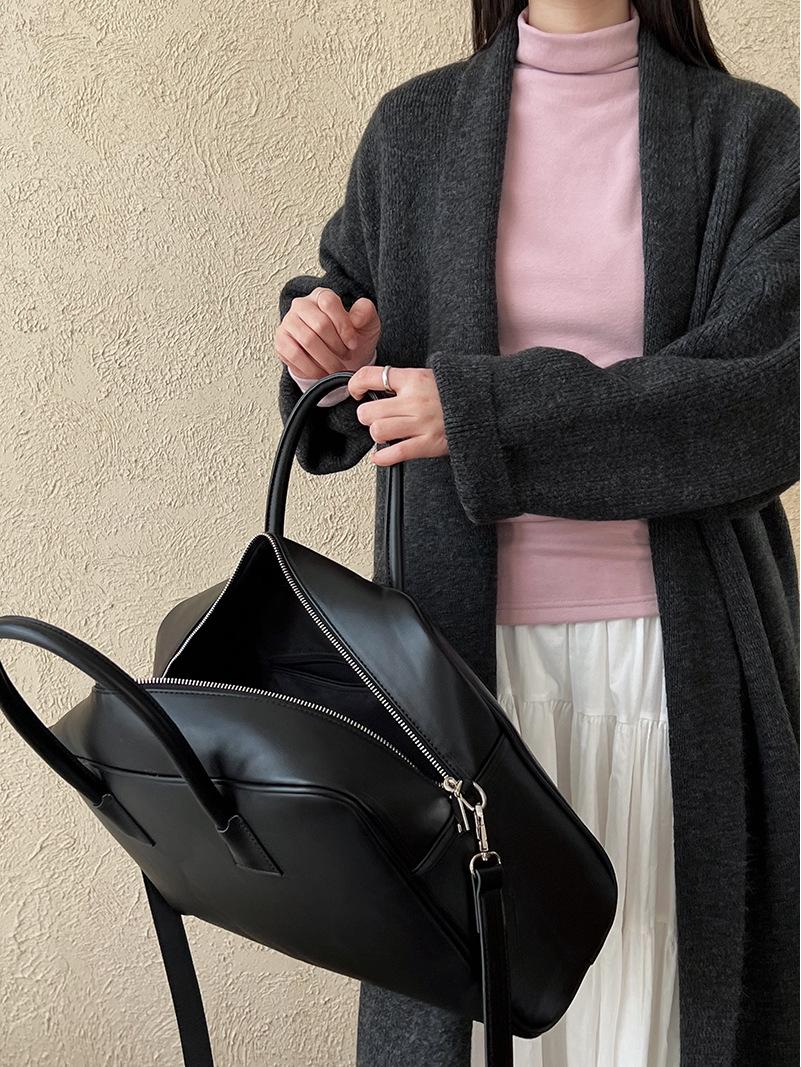 

Luxi Антибактериальная Теплая Пряжа Приталенная Женская Водолазка Базовая Рубашка на Осень/Зиму M