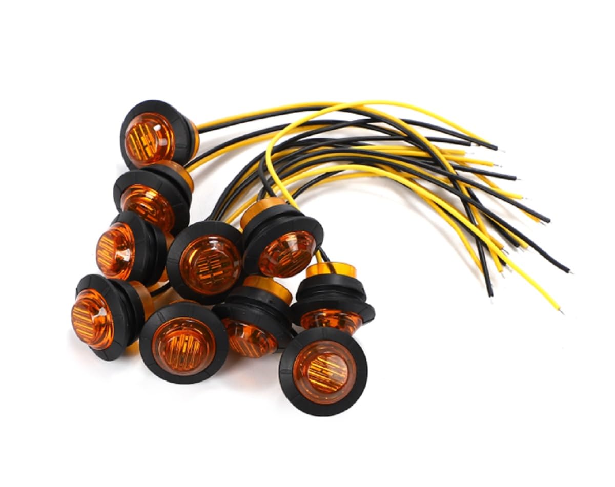 

New self Truck Side Marker, LED /24V Compatible, Blue, Diffused Luminous, IP67 Waterproof, Light оранжевый