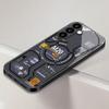 Creative Circuit Board Tempered Glass Phone Case Suitable for Samsung Galaxy S26 S25 S24 S22 S21 S20 FE/Ultra/Plus Fashion