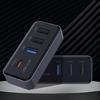 Multi Port Adapter for Electric Vehicle Glove Box Providing 4 in 1 Connectivity USB and Type C Ports Enhanced Experience