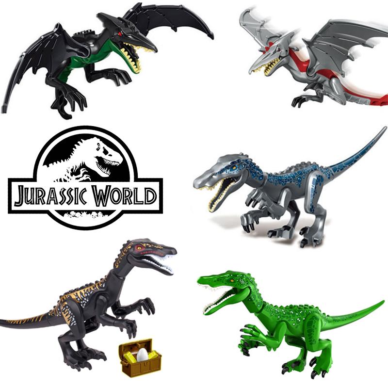Jurassic Dinosaur Park Baryonyx Figures Building Blocks Toy Assemble Kids Toys