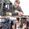 115 in 1 Precision Screwdriver Set Carbon Steel Disassembly and Repair Tools for Household Appliances Repair Needs