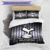 Tottenham Hotspur F.C Design Printed Pattern Duvet Cover Set – Includes 1 Duvet Cover and 2 Matching Pillowcases Bedroom Decor Christmas Gifts