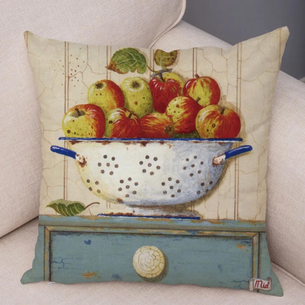 Alte Blumenpflanze Frucht Bonsai Druckmuster Dekorative Schlafzimmer Bettwäsche Wohnzimmer Arbeitszimmer Büro Sofasitz Kissenbezug