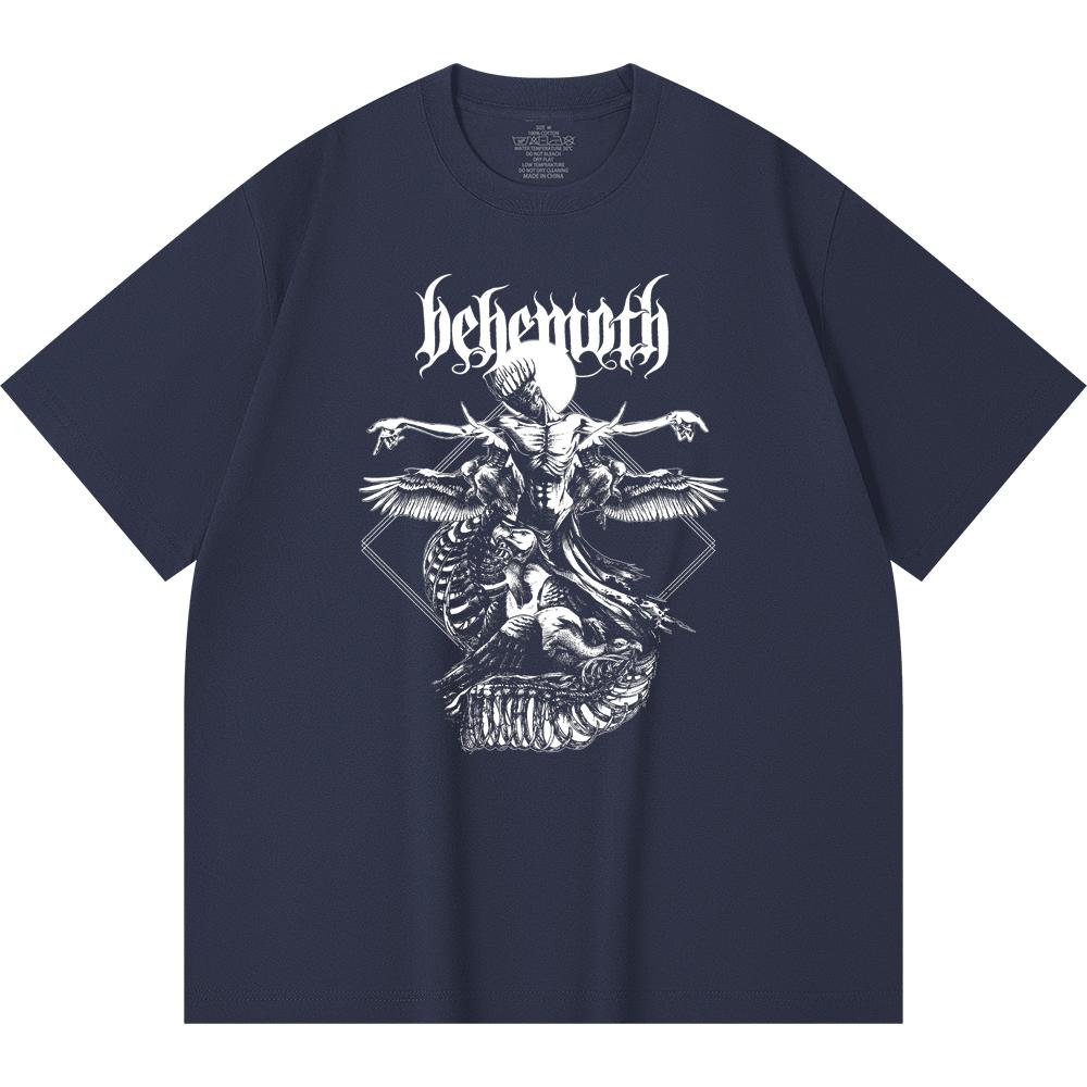 230 g/m² 100% Bavlna T-shirt Heavy Metal Rocková Kapela Tisk Populární Hudby Unisex Těžký Bavlněný T-shirt