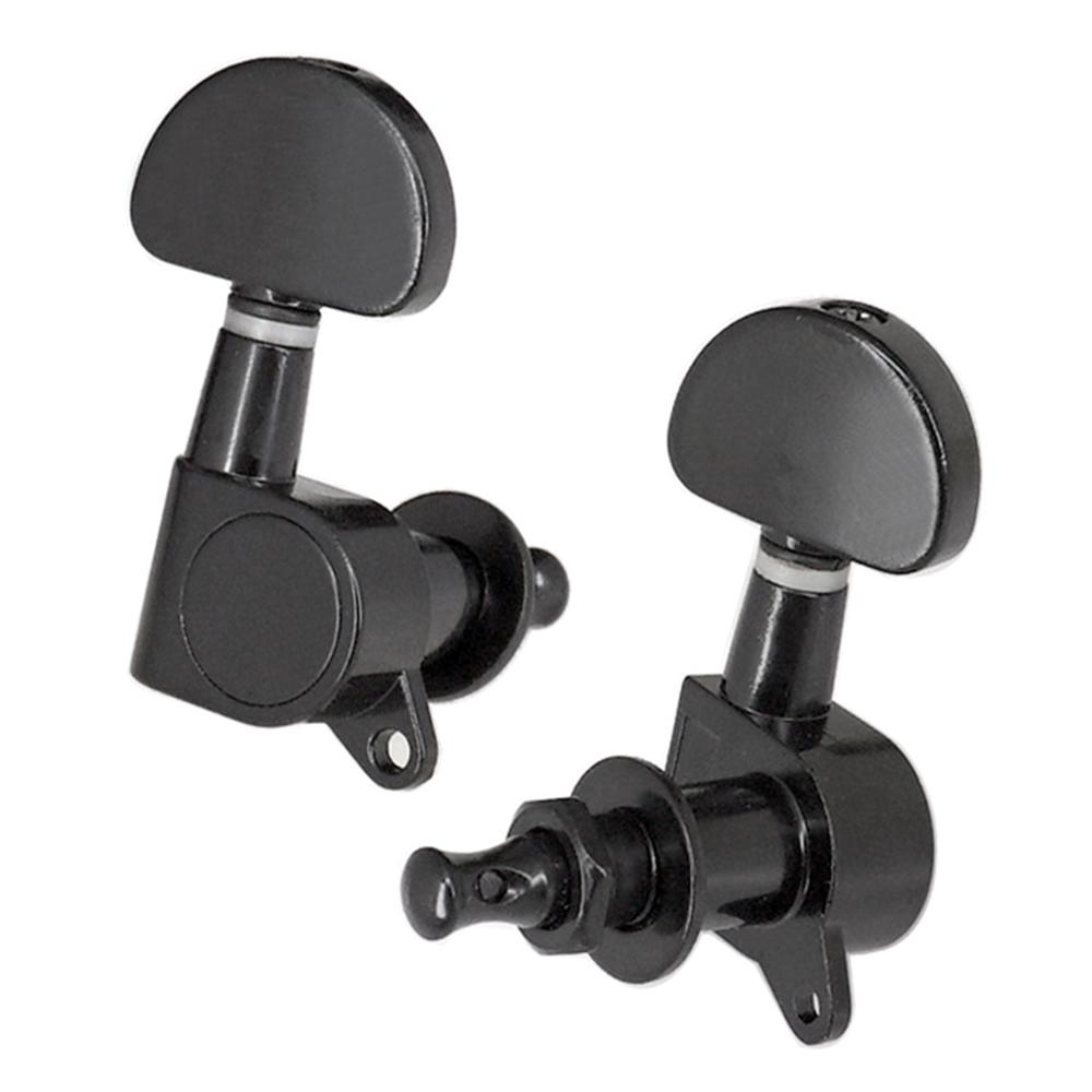6pcs (3L3R) Closed Guitar Tuning Pegs String Tuners Machine Heads Knobs Tuning Keys for Folk Acoustic   Electric Guitar
