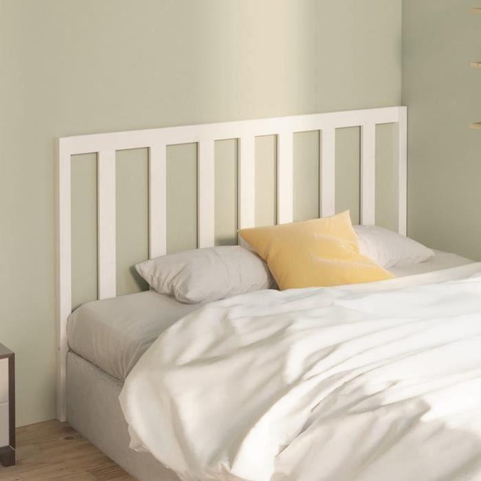 VidaXL Headboard White 166x4x100 Cm Solid Pine Wood 817701