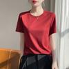 A New Summer Style Loose Round-neck T-shirt with A Base Layer and Short-sleeved Top