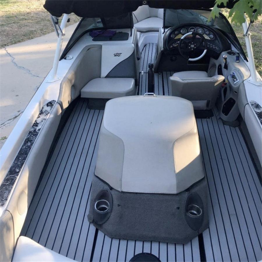 5 рулонов EVA тиковое покрытие для палубы, бордюр для лодки, морское напольное покрытие, ковер, самоклеящаяся лента, 5,8 см x 240 см x 6 мм, аксессуары для яхты, лодки