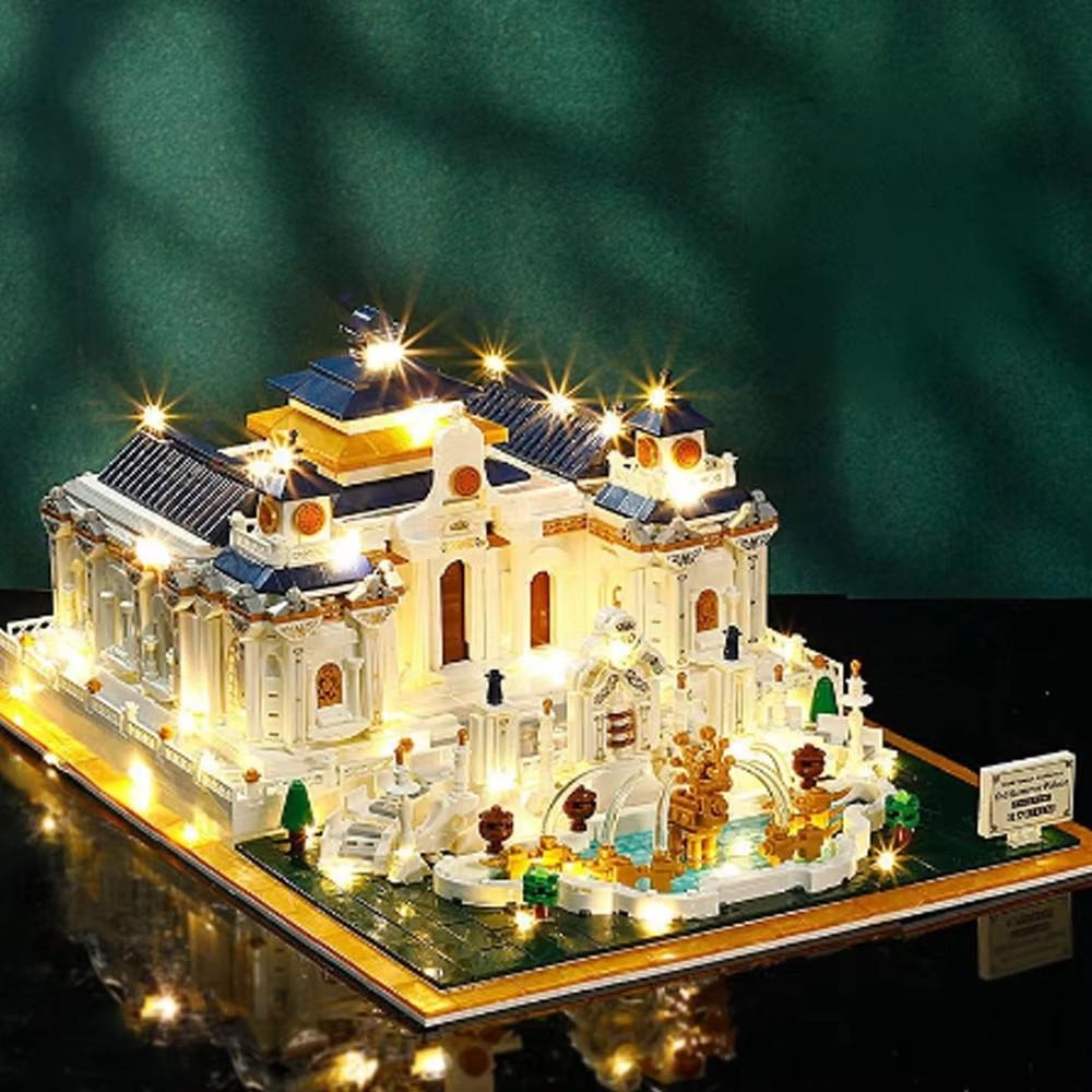 Free Shipping 2718Pcs Chinese Famous Architecture Building Blocks Old Summer Palace Compatible Classic City Diy Bricks Toys