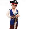 12Pcs Skull Print Pirate Costume Accessories Pirate Hat with Eyemask for Halloween Kid Birthday, Cosplay, Carnivals