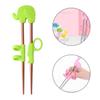 1Pair Kids Baby Beginner Chopsticks Hand Training Helper Chopstick Easy Use