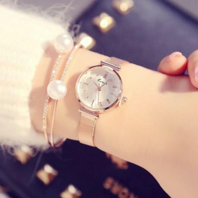 Women's Watch Female Ins Style Thin Strap Small Temperament Exquisite Student Small Dial Forest Style Girl Watch
