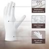 White Work Gloves for Precision Etiquette Inspections and Effective Household Cleaning Tools