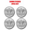 For VW 4PCS Car Wheel Center Hub Caps Sticker 56/60/65mm Badge for Volkswagen VW R GTI Passat Polo Golf 4 5 6 7 Bora MK7 Beetle Tiguan zs3