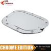 Chrome Gas Cap Cover Fuel Filler Door Tank Trim for Ford F150 + Accessories