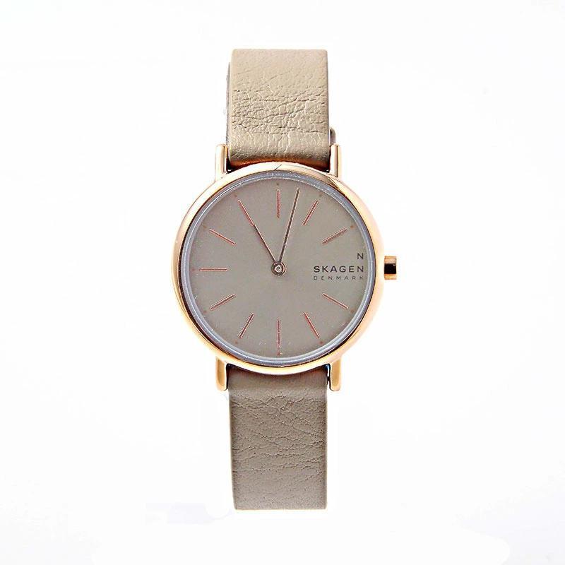 Used SKAGEN SKW3060 Women s Watch Pink Gold Gray Quartz Parallel Import Product