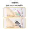 18/16 Tube Pan Flute Scale and Note Stickers - C Key Universal Recorder Finger Position Labels