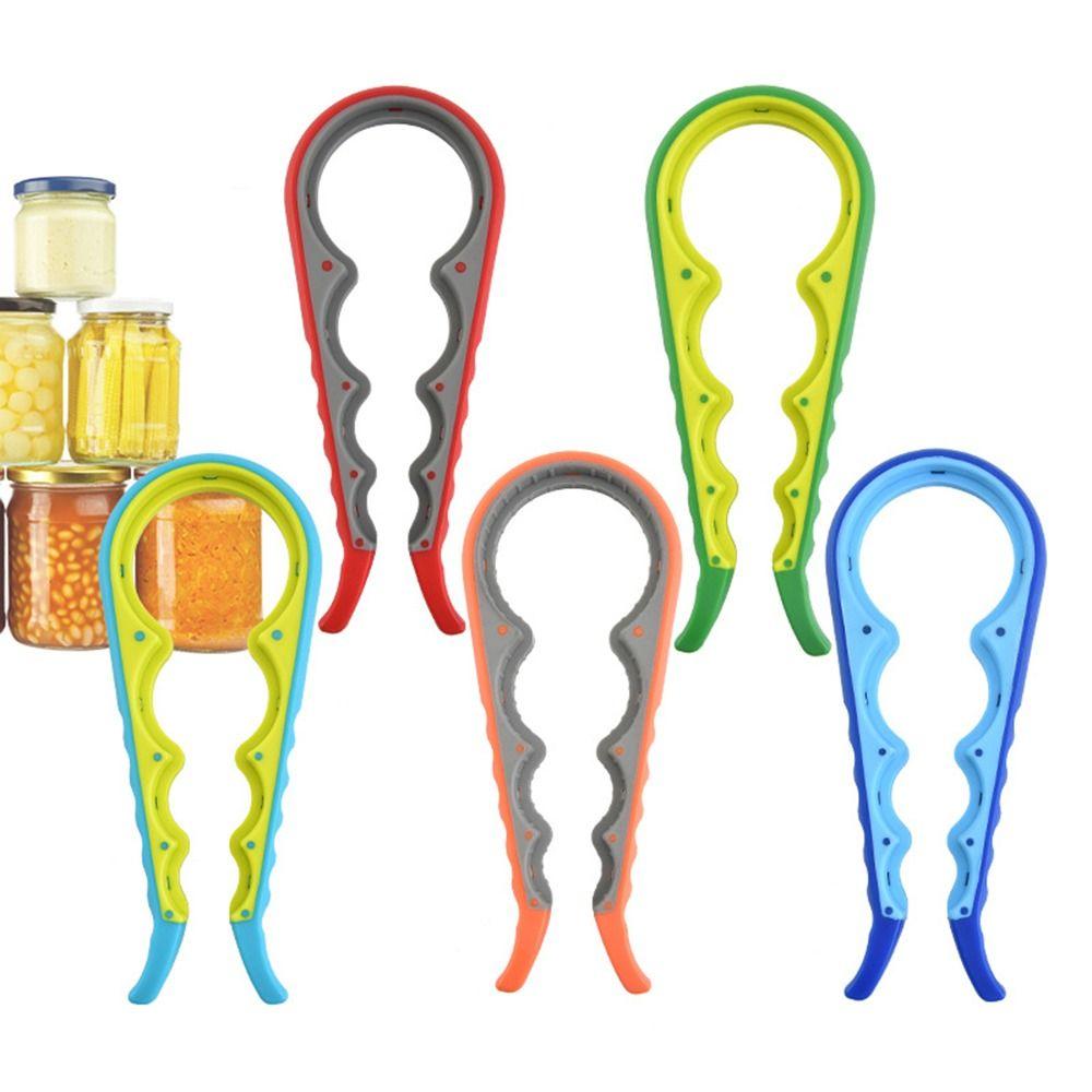 Multi-functional 4 In 1 Jar Openers Can Bottle Opener Beer Set Wine Bottle Lid Outdoor Party Bar Tools Kitchen Accessories