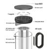 SAMADOYO Glass Teapot with Magnetic Lid & Filter