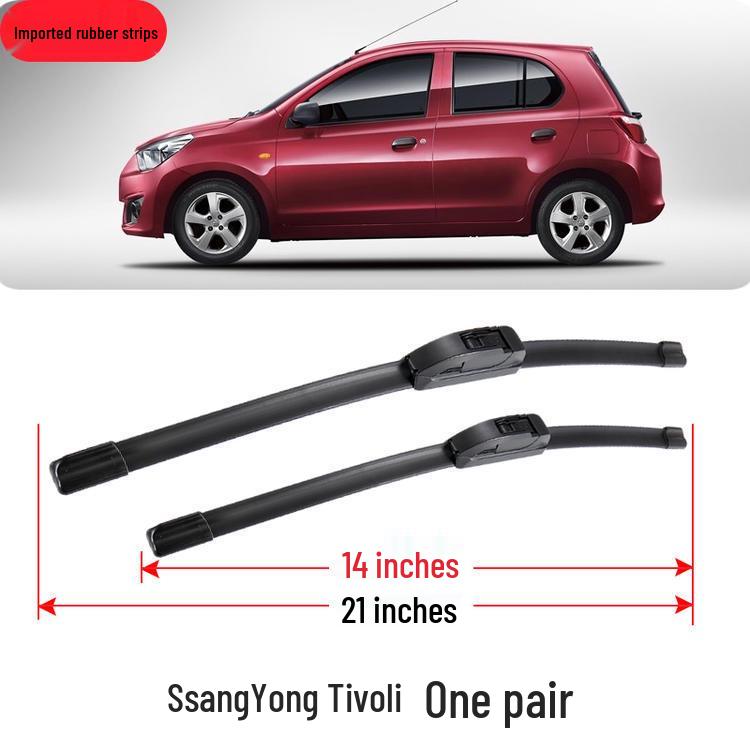 Venucia R30 Original Boneless Universal Wiper Blade with Rubber Strip & Rear Wiper Accessories