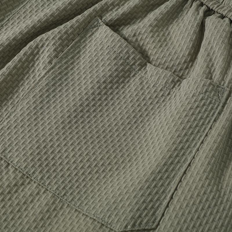 Plus Size 4XL-11XL Oversized Sleeveless T-shirt Summer Men's 2 Pieces Set Fashion Shorts Sets Vintage Clothes