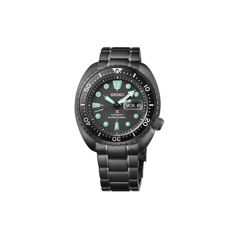 SEIKO 200 meters waterproof Automatic for men and women, black dial SBDY127 чёрный
