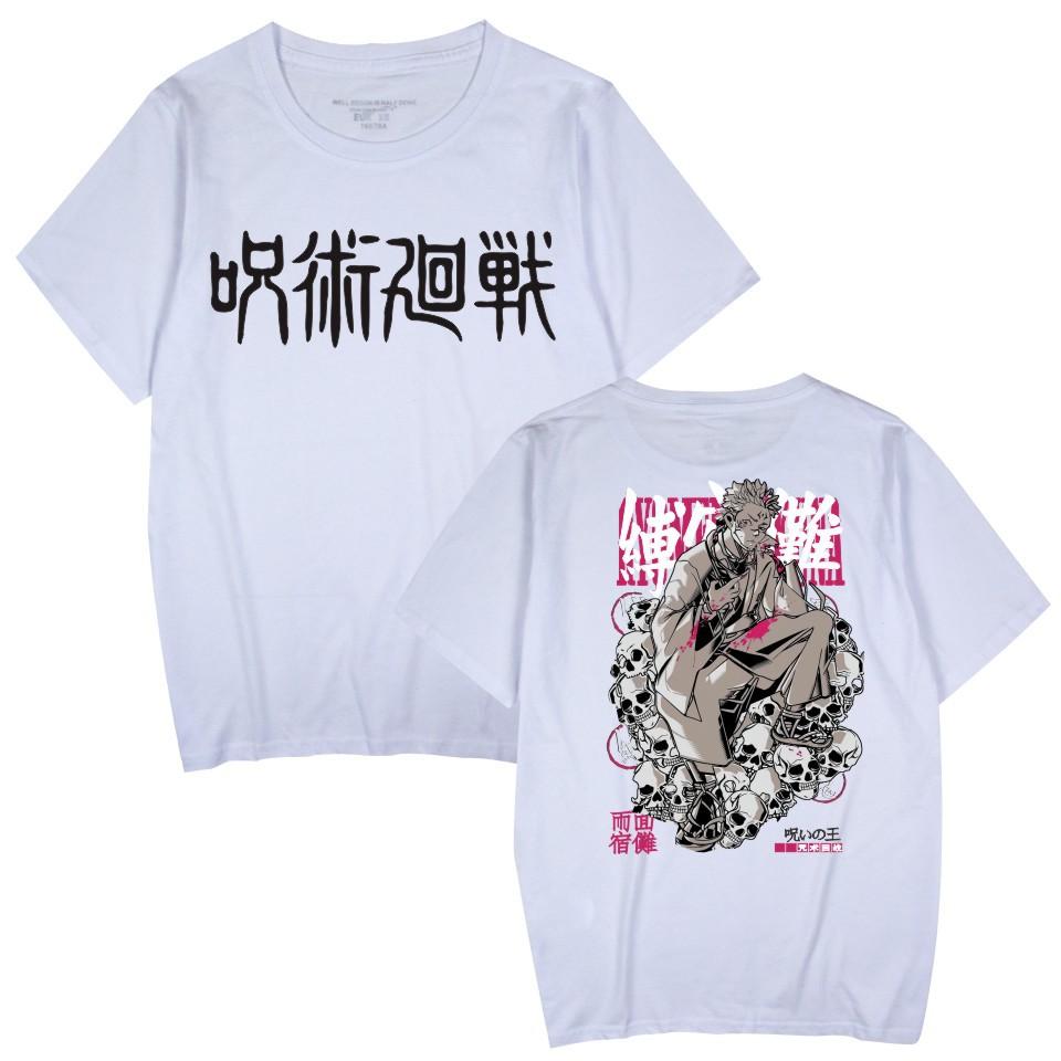 Men T-shirt Fashion Jujutsu Kaisen Cartoon Character Anime Printed Women T-shirts Tee Shirt Summer Casual Short Sleeve Tops