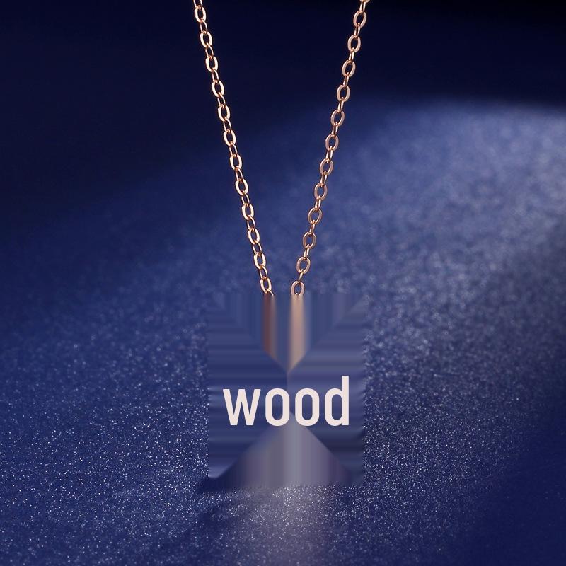 S925 Sterling Silver Ginkgo Leaf Necklace - Women's Forest Style, Light Luxury Clavicle Chain