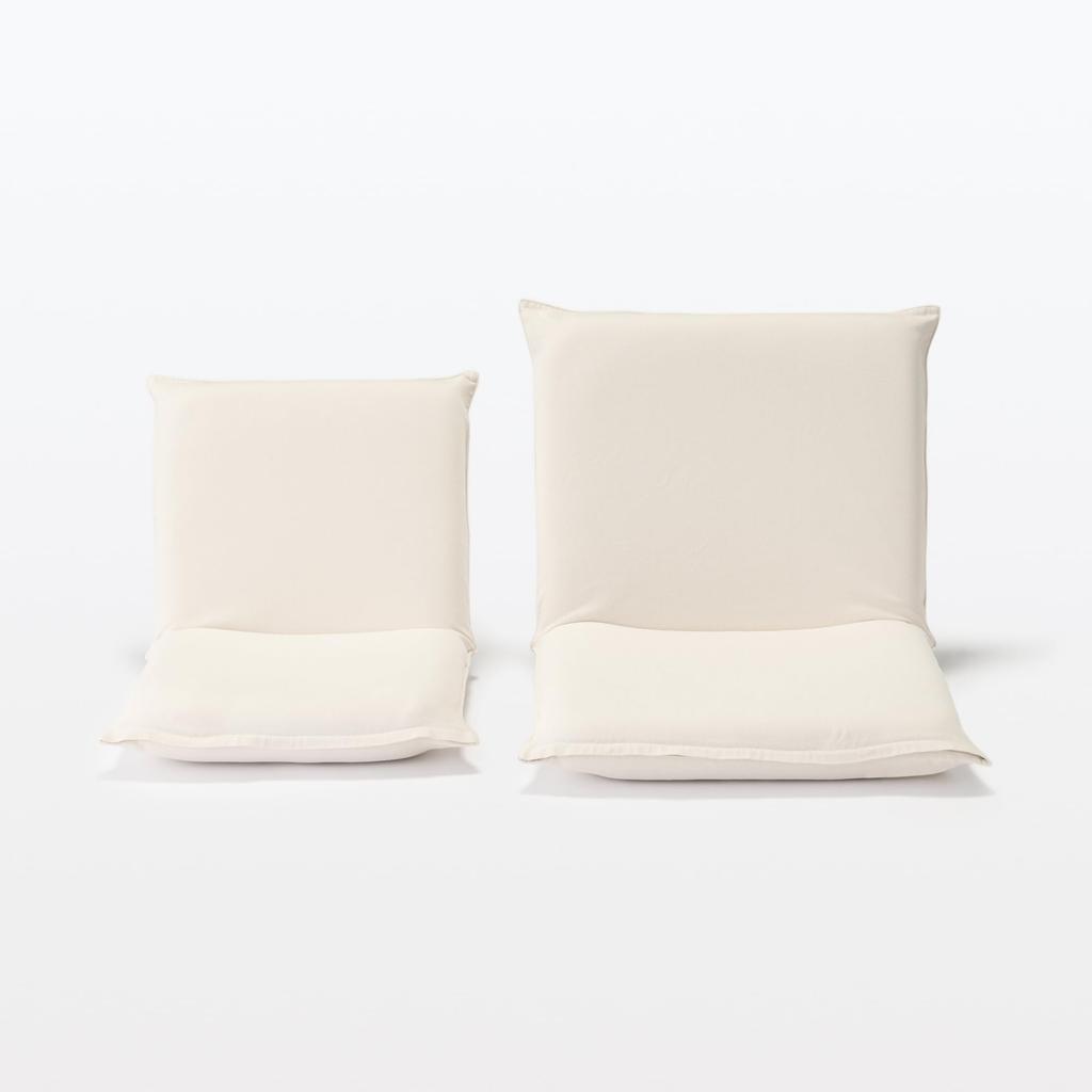 MUJI Seat Width X Depth 68 X Height 53 Washed Cotton Canvas 12911043 Chair, Large, 62.5 Cm,