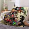1 Stück Verschiedene Dinosaurier-Decke Weiche Überwurfdecke für Raumdekoration, Perfektes Geschenk, Wohnzimmer, Reisen, Camping, Auto-Decken