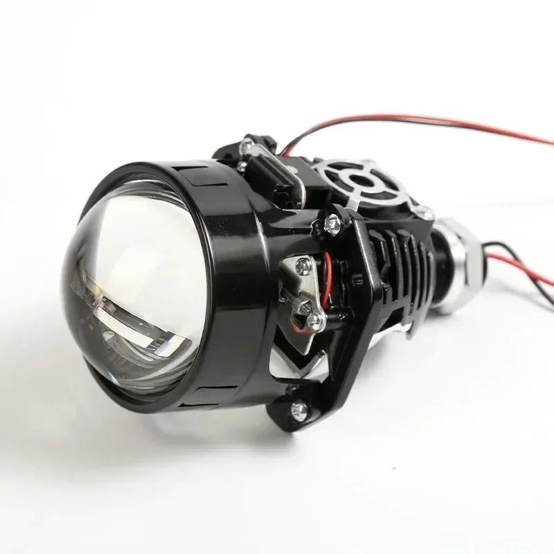 LED Light 12V Fog Lights Metal Projector Lens for 2.5 Inch HID Bi-xenon Fog Lamp Motorcycle Car Retrofit Use H4 H7 9005 HID