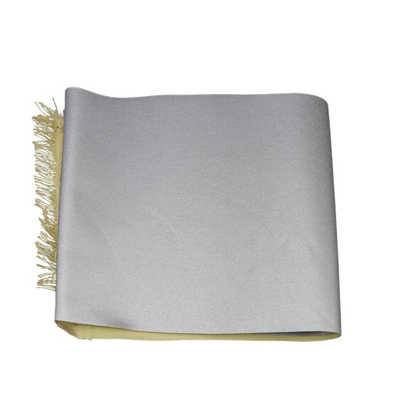 50cm/100cm*150cm 270g Aramid Silver-coated Fabric High-temperature Resistant Flame-retardant Fabric for DIY Sewing Clothing