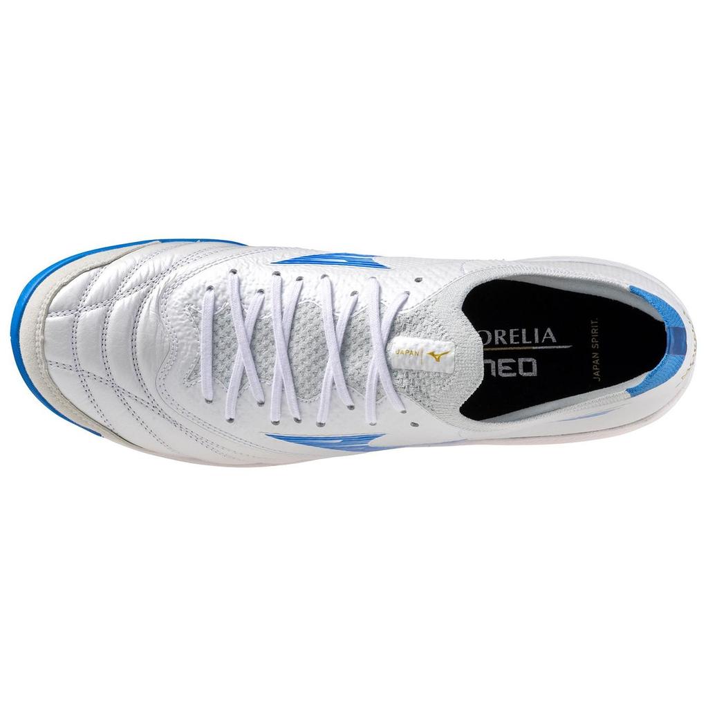 Mizuno Morelia Neo Comfortable Simple TF (Rubber Studs) Soccer Shoes Unisex Soccer Shoes White Q1GB241025-WHITE