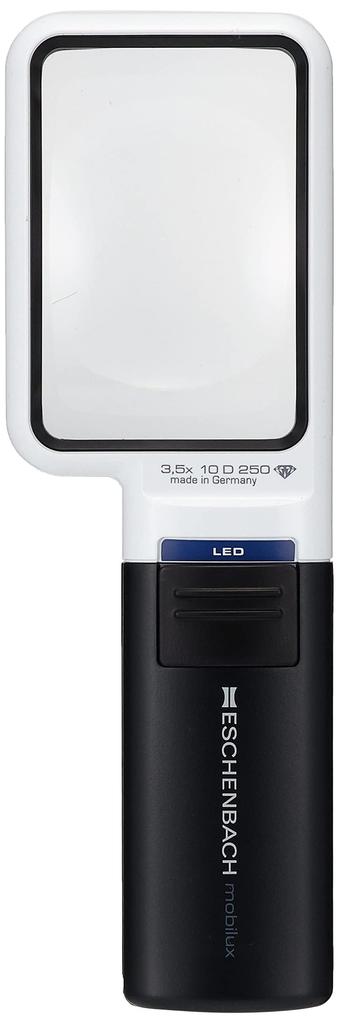 ESCHENBACH LED Wide Light Magnifier, 3.5x, 50x75mm, 1511-3