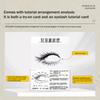 12/24 Stück Probekarte für künstliche Wimpern Anprobe-Effekt Ausstellungs-Wimpern Stil-Display-Board Wimpernverlängerungs-Zubehör Halter für künstliche Wimpern