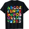 Cute Animals Alphabet ABC T-shirt