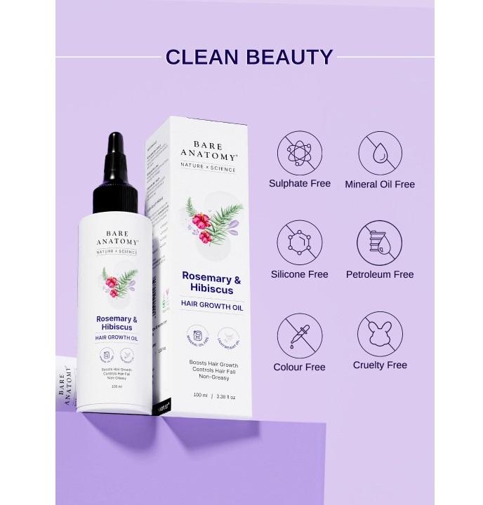 Rosemary Hibiscus Hair Growth Oil - 100ml Hair Growth Oil