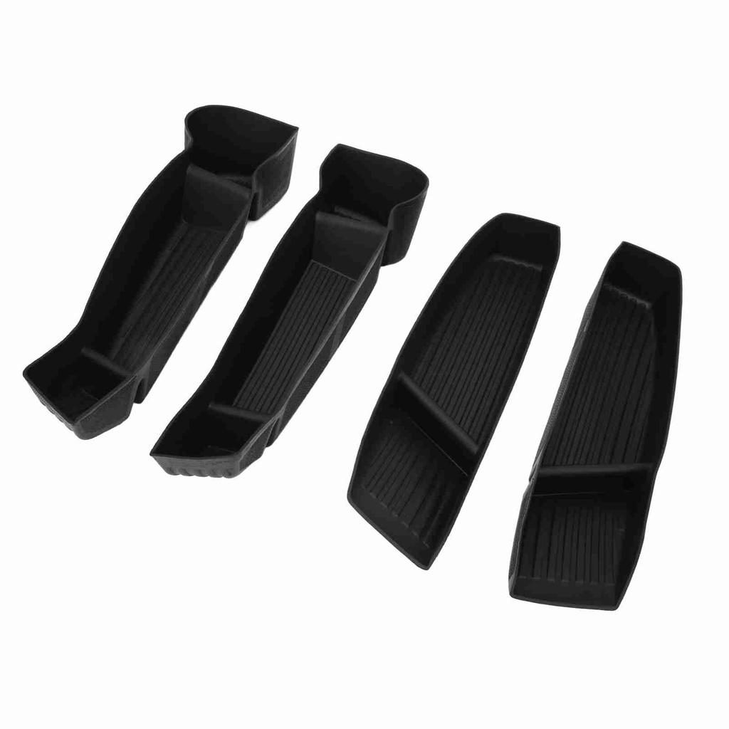 4PCS Door Side Storage Box Interior Organizer Replacement for Tesla Model Y 2020‑2023
