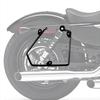 Support Ecarteur de Sacoches compatible avec Harley Davidson Sportster 95-15 gauche SHL Craftride + Support Ecarteur de Sacoches