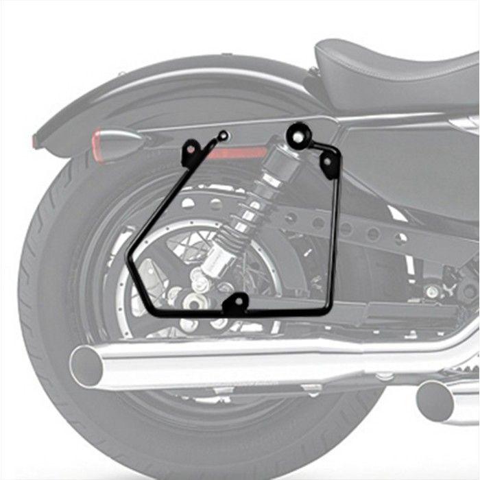 Support Ecarteur de Sacoches compatible avec Harley Davidson Sportster 95-15 gauche SHL Craftride + Support Ecarteur de Sacoches