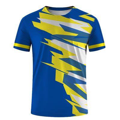 Sommermode Sportball Outdoor Trainingskleidung DIY LOGO Schnelltrocknend Täglich O-Ausschnitt Kurzarm T-Shirt Lässig Männer Und Frauen