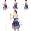 Damen Oktoberfest Einfaches Kleid Kostüm mit zarter Kante für festliche Feiern