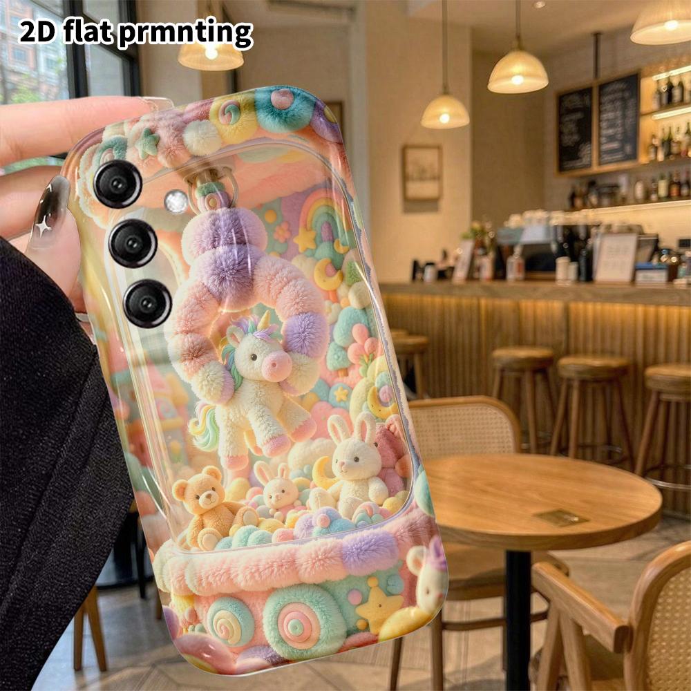 Phone Case: 2D Flat, Suitable for Samsung Galaxy A34 A35 M05 M06 S20 S22 S21 FE Plus 5G Protective Case, Claw Machine, Perfect Christmas and Halloween