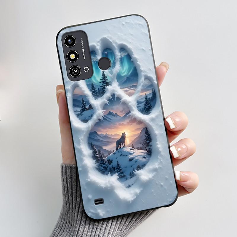 For ZTE Blade A53 Case For ZTE Blade A53 Pro Phone Back Cover Silicone Soft Black TPU Luxury Cute Love Rabbit Funny Bumper Shell
