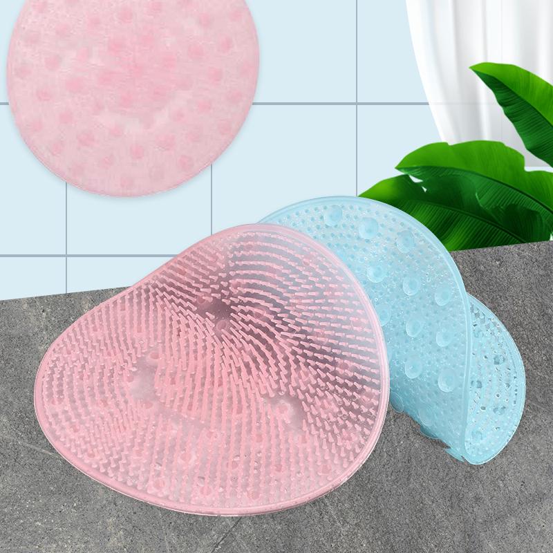Foot Massage Brush Bathroom Accessories Silicone Massage Brush Bath Mat Cleaning Tools Household Supplies