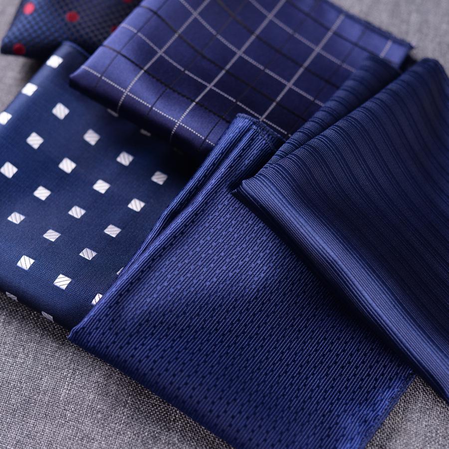 Men's British Red Pocket Square for Business or Wedding