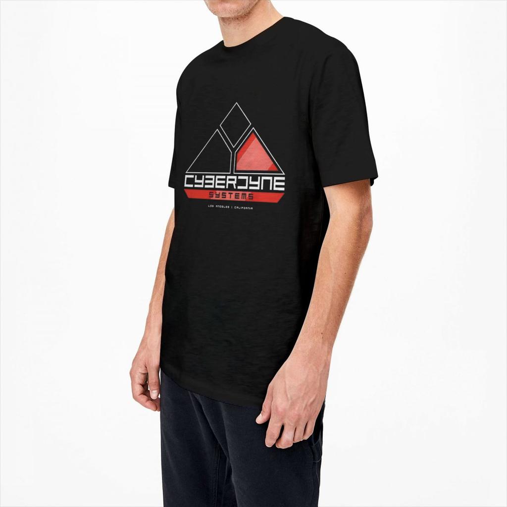 Couple T-Shirt Cyberdyne Systems Red Logo T-Shirts Hip Hop Computer Summer Tee Shirt Y2K Basic Custom DIY Cotton Clothing Gift